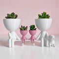 Matera Familia de 4 - Decoración Personalizada Impresa en 3D