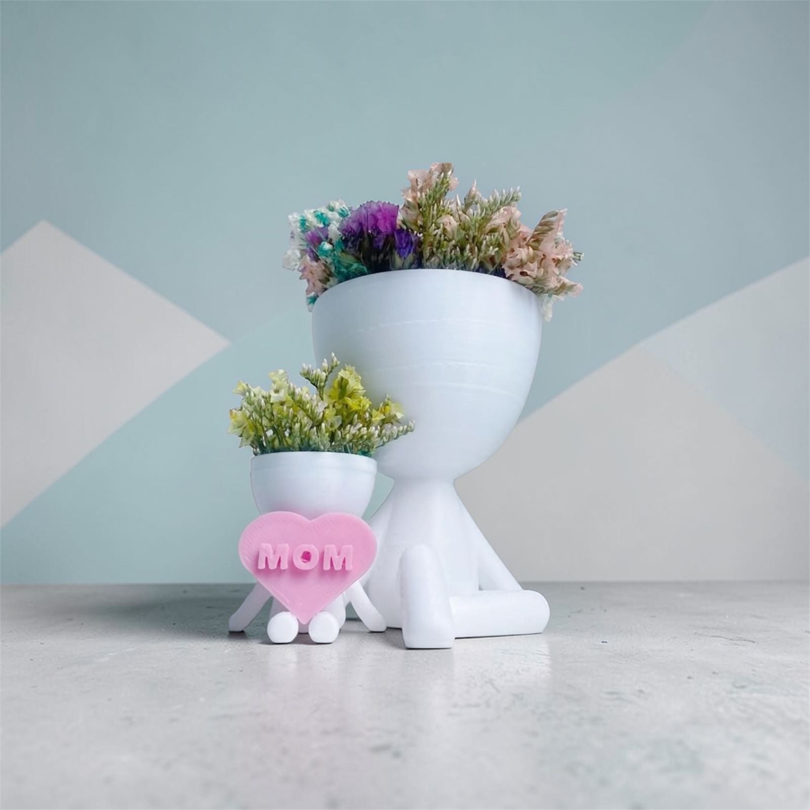 Matera Mom - Decoración Mamá e Hijo Impresa en 3D