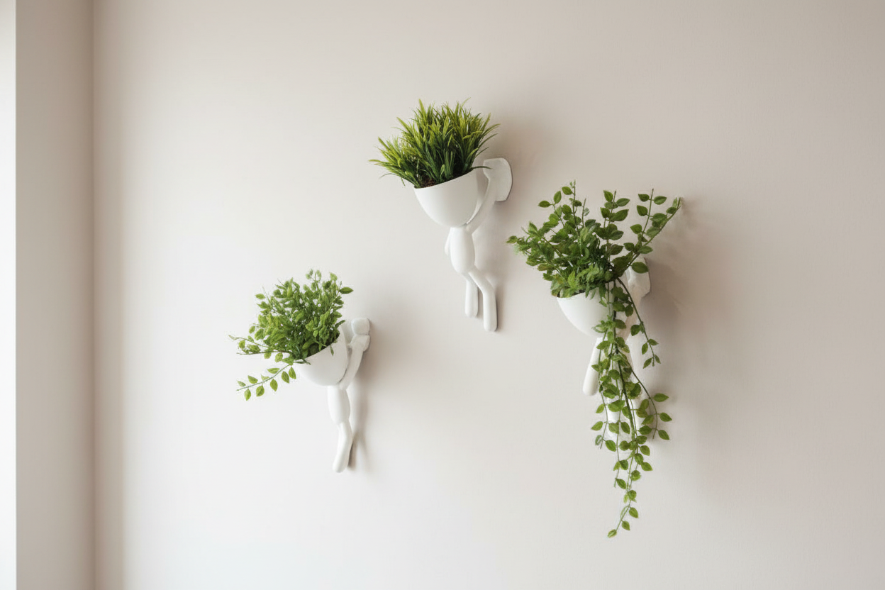 Macetas figura humana - lifestyle