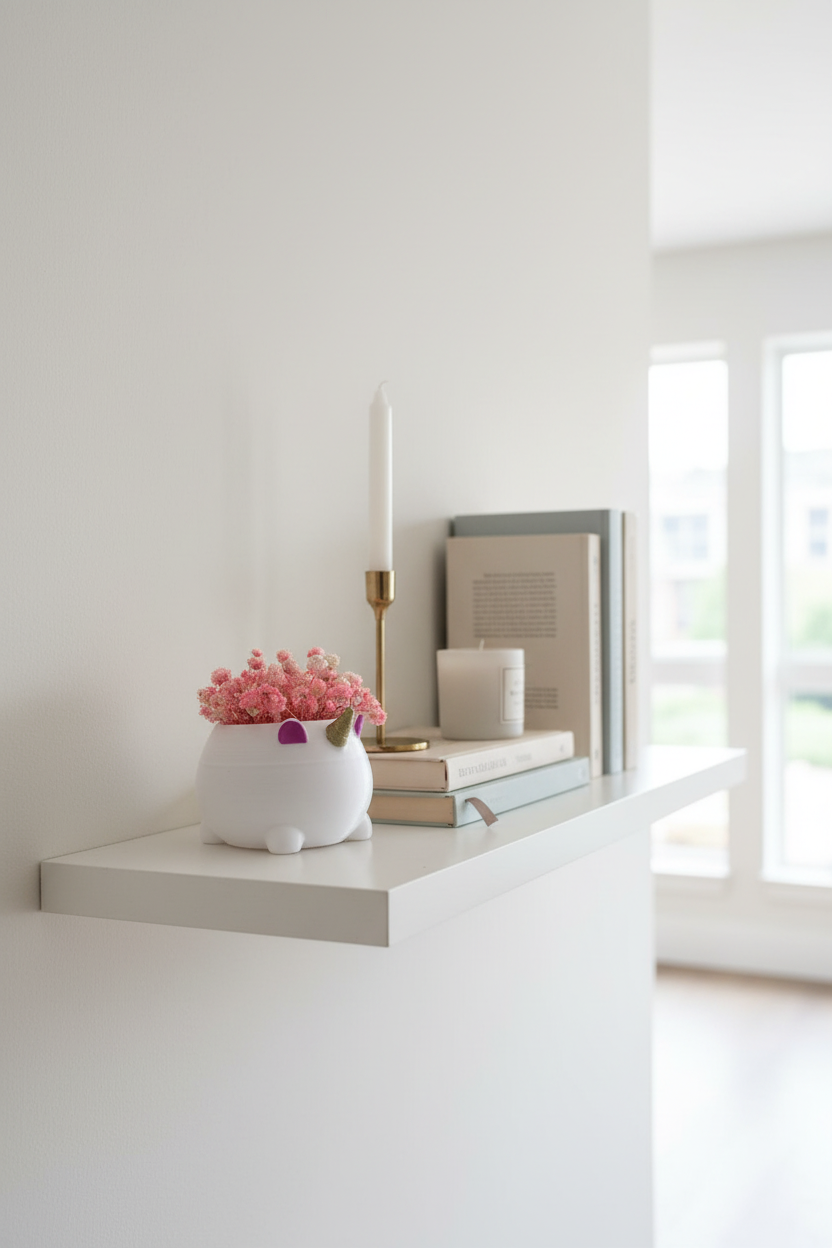 Unicorn planter - shelf